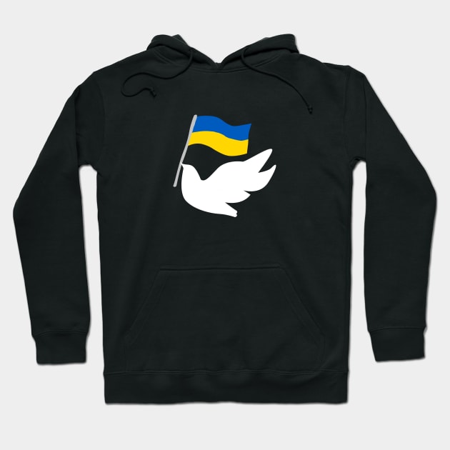 Ukraine Support No War Promote Peace Hoodie by Vity